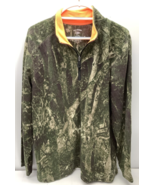 Reel Legends Mens Size XL 1/4 Zip Fleece Pullover Camo Collar Hunting - $19.92 CAD