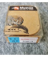 Mustad Heritage Alpha Point R73AP-TX Classic Dry Fly Hook Size 4 TitanX ... - £3.95 GBP