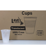 LAVEX LODGING 9 oz. Translucent Individually Wrapped Plastic Cups (1000/... - $1,078.10 MXN