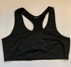 Galaxy Splatter Sports Bra-Shein Curve -Black/White Racer-Back NWOT 2XL - £4.90 GBP