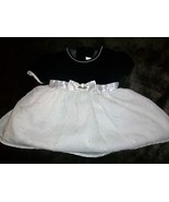 Okie Dokie Girls Size 18 Months M Black Velour Ivory - $16.44 CAD