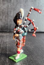 VINTAGE TOY SOLDIER SCOTTISH PIPER BAGPIPES SCOTTISH PRESENTS 2006 METAL... - €7,45 EUR