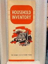 Vintage 1950&#39;S Brochure &quot;HOUSEHOLD INVENTORY&quot; 9&quot; X 4&quot; *NEW* ggg1 - $11.99