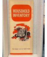 Vintage 1950&#39;S Brochure &quot;HOUSEHOLD INVENTORY&quot; 9&quot; X 4&quot; *NEW* ggg1 - $11.99