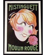 MISTINGUETT C. GESMAR VINTAGE FRENCH CABARET POSTER AD + REVUE NEGRE MUS... - £15.37 GBP