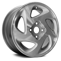 Wheel For 1998-2002 Toyota Corolla 14x5.5 Alloy 5 Slot Silver Textured 4-100mm - $367.54