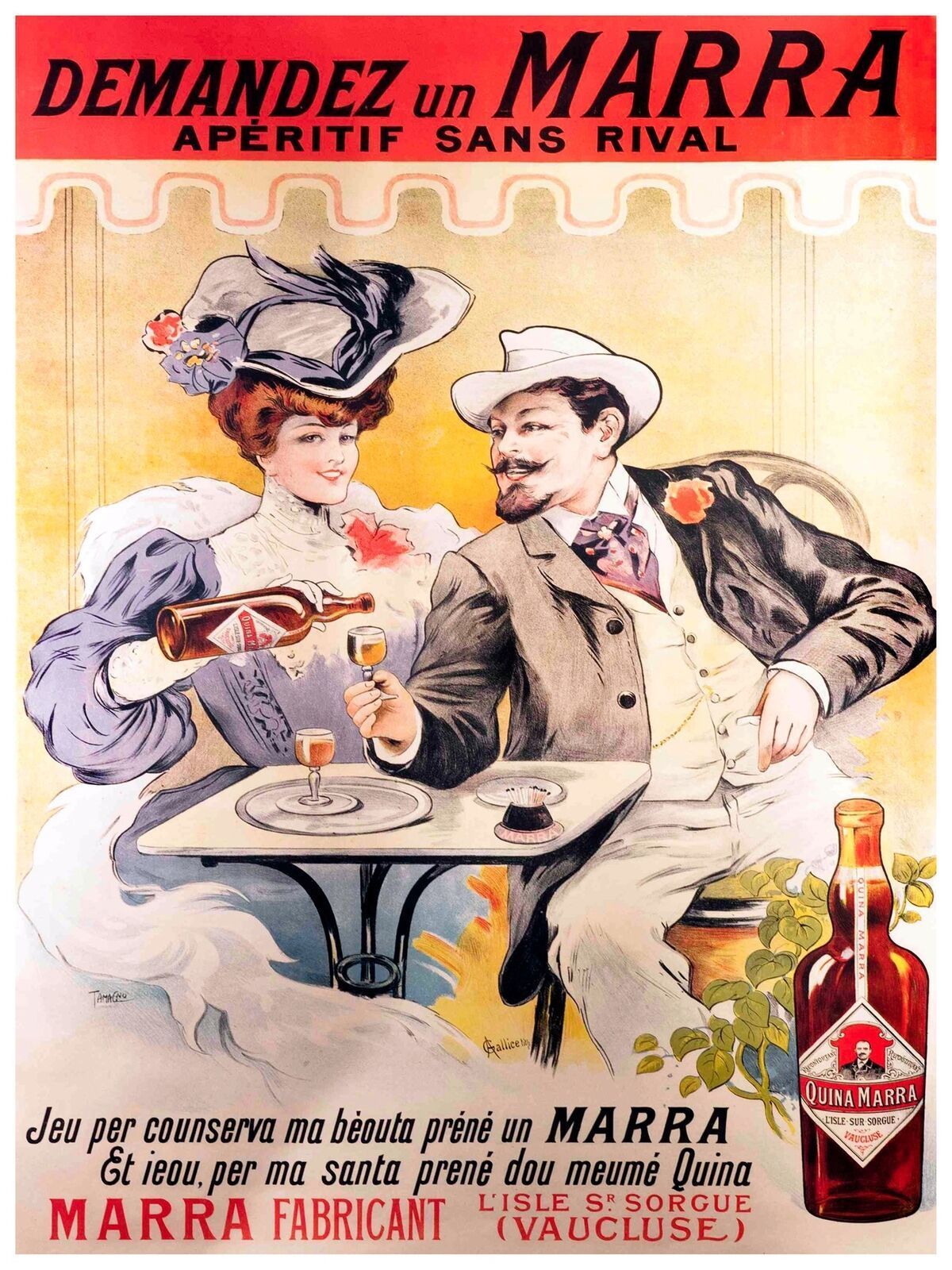 5993.Aperitif San Rival French 18x24 Poster.Home studio interior.Room design art - $28.00