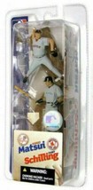 Hideki Matsui NY Yankees Curt Schilling Boston Red Sox McFarlane 2 Pack Figures - £14.82 GBP