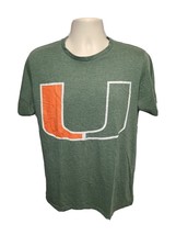 University of Miami Hurricanes Adult Large Green TShirt - £11.67 GBP