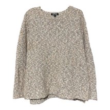 Buffalo David Bitton Womens Tan Heather Nubby Knit Sweater Size Small - £7.46 GBP