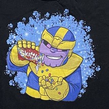 Thanos is Here! Titan Bros Skittles T-Shirt Women’s size Large Black - $12.19