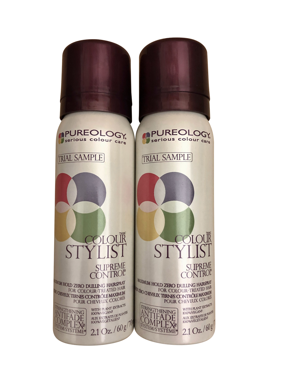 Pureology Colour Stylist Supreme Control Hairspray Duo 2.1 oz. Each - £8.64 GBP