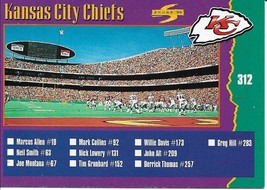 Football Card- Kansas City Chiefs/Los Angeles Rams 1994 Score #312 - £1.03 GBP