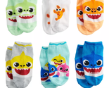 NEW Toddler Nickelodeon Pinkfong Baby Shark 6 Pair Pack Low Cut Socks sz... - $9.95