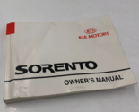 2002 Kia Sorento Owners Manual Handbook OEM E02B27018 - $14.84