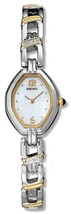 NEW* Seiko Women&#39;s SUJD27 Two-Tone Diamond Accent Watch MSRP $300! - £106.46 GBP