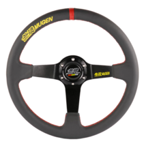 14inch MUGEN Genuine Leather Drifting Steering Wheel For Honda Racing Car - £70.76 GBP