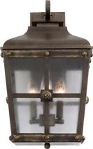 Wall Sconce Kalco Sherwood Classic 3-Light Medium Clear Cloud Aged Bronze - £2,305.28 GBP