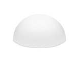 White Half Sphere Foam Ball For Diy Crafts, Large Hollow Dome For Art Su... - $35.99