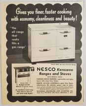 1949 Print Ad Nesco Oil Ranges &amp; Stoves National Enameling Milwaukee,Wisconsin - £8.59 GBP