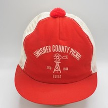 Adjustable Mesh Trucker Farmer Hat Swisher Cigar County Picnic Tulia-
sh... - £33.99 GBP