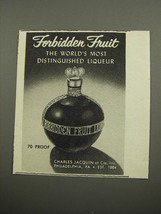 1955 Forbidden Fruit Liqueur Ad - Forbidden fruit - £14.53 GBP