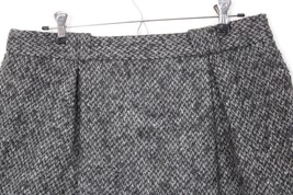 See by Chloe 10 Gray Fuzzy Wool Mohair Mini Skirt Pockets - £22.77 GBP