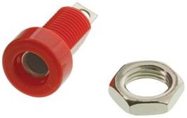 4 pack abbatron hh smith 1509-102 banana jack, 15a, stud, red  - £3.75 GBP