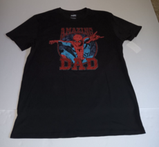 Marvel Spiderman Amazing Dad Shirt L Father&#39;s Day - £7.03 GBP