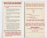 Dollarule Slide 1959 Calculate Earnings 1/2 Cent Graduation from $1.25 t... - $27.72