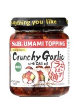 S&amp;B Umami Topping Crunchy Garlic With Chili Oil (mild) 3.88 Oz (pack Of 2) - $67.32