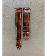 Brown Genuine Cro Leather Watch Strap Band Custom Size 16 17 18 19 20 21... - $1,032.40 MXN