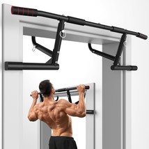 Pull Up Bar For Doorway, 440 Lbs Heavy Duty Adjustable Portable Upper Bo... - £51.95 GBP