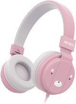 Kids Headphones, Wotmic Wired Headset Foldable Children On Ear Headphone... - $23.98