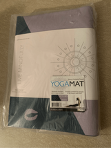 ANTHROPOLOGIE Yoga Mat-NEW Colorblock Purple/Black Abstract Sealed FAST ... - £11.07 GBP