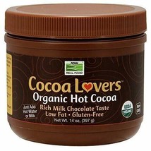 NOW Foods, Cocoa Lovers Organic Hot Cocoa, Instant, Rich Milk Chocolate Taste... - $23.13