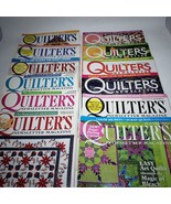Lot of 12 Vintage Quilter&#39;s Newsletter Magazine 2004 2005 2006 2007 2008 - £18.27 GBP
