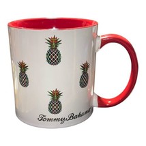 Tommy Bahama Pineapple 22Oz Large Mug Jumbo Red inside  Logo Pineapples ... - $534.59 MXN