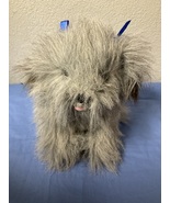 C.W. International INC Plush Gray and Brown Furry Dog with Blue Bows  - €82,12 EUR
