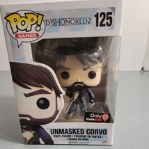 VAULTED Funko #125 Dishonored 2: UNMASKED CORVO, Gamestop Exclusive  - £17.32 GBP