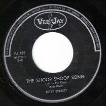 Betty Everett Schoop Schoop Song 45 rpm Hands Off Canadian Pressing VeeJ... - £13.19 GBP