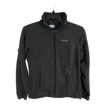 Columbia Womens Jacket Adult Size Small Gray Long Sleeve Zipper Fleece - £19.81 GBP