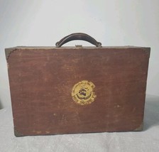 Antique Wooden Roller Skating Rink Skate Case - $14.84