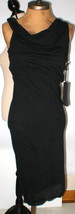 New NWT 8 Womens 44 Isabel Benenato Dress Designer Italy Black Cowl Tank LBD  - £759.69 GBP