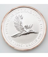 1996 Australian Kookaburra 1 oz. 999 Silver $1 BU Coin Queen Elizabeth II - $1,481.77 MXN
