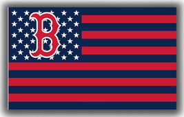 Boston Red Sox Team Baseball Memorable US Flag 90x150cm 3x5ft Super Banner - £11.01 GBP