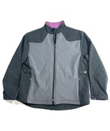Walls Jacket Womens Large Black Fleece Lined Full Zip Hiking Soft Shell - €21,33 EUR