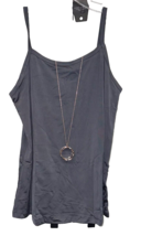 NWT LuLaRoe Small Solid Graphite Gray ESSENTIAL CAMI Tank Top - $19.80