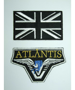Stargate SG-1 Atlantis Team Patch Set with Black &amp; White Union Jack - £11.53 GBP