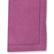 Sferra Festival ORCHID Linen Dinner Napkins Hemstitched 20x20&quot; SET/4 New - $54.35
